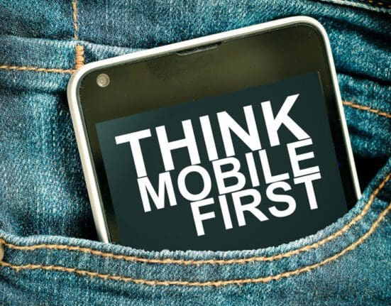 Mobile first website design