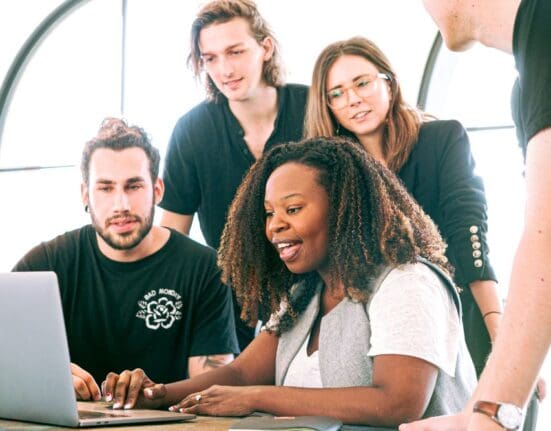 small business marketing team